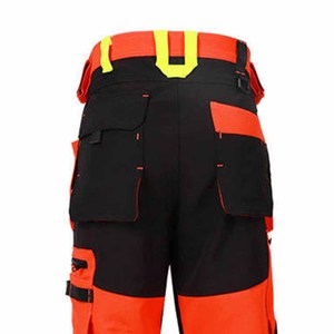 Pantalon de sécurité haute visibilité multi-poches, pantalon de travail industriel OEM haute visibilité pour hommes, pantalon de travail réfléchissant imperméable - Product Image 2