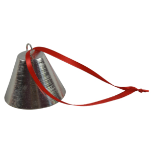 Farmhouse Party and Festive Design Iron Bell Santa Christmas <b>Tree</b> Hanging Bell Festive Design Bell - Product Image 2