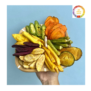Snack de légumes séchés mélangés sains et premium avec chips croustillantes de banane, jackfruit, patate douce et taro - Product Image 5