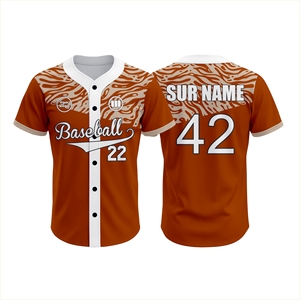 Hot Sale Custom Baseball Uniform Jersey Set USA Buyers Low MOQ Fast Production Breathable Team Wear Supplier - Product Image 6