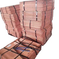 Cátodos de Cobre con una Pureza del 99.99% para Refinación de Metales y Procesamiento de Componentes Eléctricos, Material de Cobre Electrorefinado