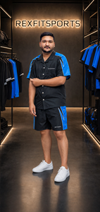 REXFIT SPORTS 2026 Conjunto Deportivo Personalizado de Nailon para Hombre, Camiseta de Manga Corta y Pantalones Cortos Ligeros, Conjunto de Dos Piezas con Logotipo Personalizado - Product Image 3