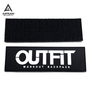 Patch en caoutchouc PVC personnalisé de haute qualité Aifran avec fixation auto-agrippante pour chapeaux, vêtements, sacs à dos – Patch souple avec logo - Product Image 2