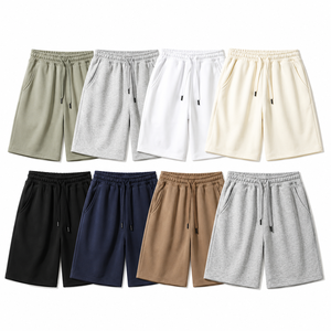 Pantalones Cortos Casuales de Algodón Chino para Hombre, de Color Sólido y Corte Holgado, con Logotipo Bordado Personalizado OEM, Precio de Fábrica en China y Bangladesh - Product Image 2