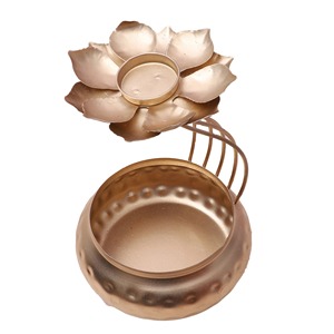 Polished Metal Urli Bowl Traditional Finish Floating Flower Diya Decorative Centerpiece <b>Temple</b> Use - Product Image 3