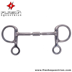 ที่กำหนดเองทำโบว์แมน3ชิ้นอุปสรรค์บิตครึ่งแก้ม Padding ซอฟท์สแตนเลสหลวมแหวนเงินเยอรมันบิต - Product Image 2