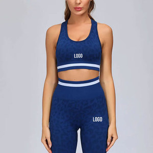 Conjunto de Yoga de 2 Piezas al por Mayor para Mujer, Ropa de Gimnasio de Alta Calidad con Impresión Personalizada, Ligera - Product Image 5