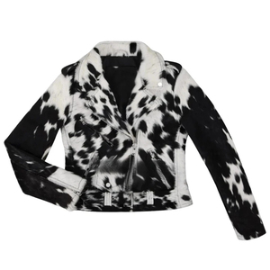 Cowhide Leather Bomber <b>Jacket</b> Men Classic Biker Asymmetric Zip Motorcycle Casual Customizable Design Windproof Breathable - Product Image 2