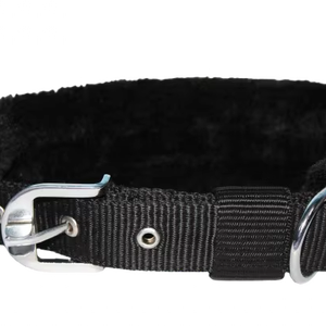 Collar ajustable para mascotas, suave y cómodo, para perros pequeños, con anillo en D resistente y piedras de Divine International. - Product Image 1