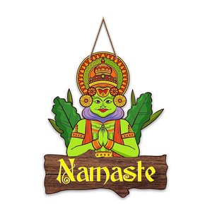 Namaste Quote Art Deco Support mural en bois pour la maison, le bureau, la chambre, cadeau - Product Image 4