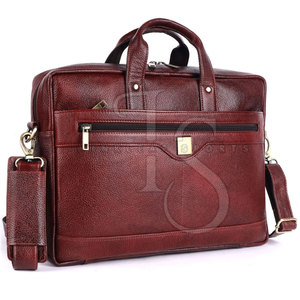 Sac pour ordinateur portable en cuir véritable, durable, léger et décontracté, avec un design moderne pour une utilisation en extérieur - Product Image 5