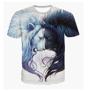 T-shirt de sport pour homme en gros, 100 % coton 240g, respirant, anti-rétrécissement, tie-dye, imprimé photo, style streetwear, manches courtes, col rond - Product Image 3