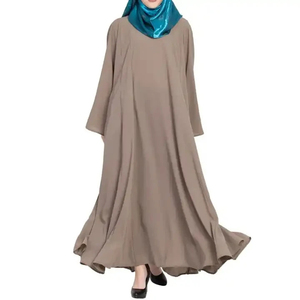 OEM Services Custom Women Abaya Muslim <b>Dress</b> Solid Color Casual Abayas <b>for</b> Woman Traditional Islamic Clothing Dubai Abaya - Product Image 4