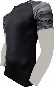 Custom All Over Print Training <b>Compression</b> <b>Shirt</b> for <b>Men</b> Short Sleeve Grappling BJJ MMA Kickboxing Gym Training Gear Rash Guard - Product Image 5