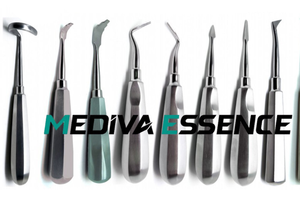 Excellent ensemble d'élevateurs dentaires manuels ergonomiques en acier inoxydable de 16 pièces, certifié CE, pour usage hospitalier, 5 positions de mâchoires, essentiel - Product Image 3