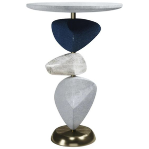 Tables basses de luxe haut de gamme pour la maison et l'hôtel, avec base en métal plaqué or de qualité supérieure et dessus design, très demandées, accompagnées de sous-verres. - Product Image 5