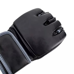ถุงมือชกมวย MMA หนัง PU ครึ่งนิ้ว แบบสั่งทำโลโก้ใหม่ บริการ OEM สวมใส่สบาย ระบายอากาศได้ดี - Product Image 2