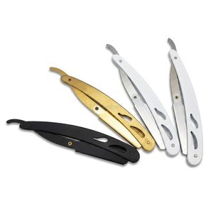 Premium Stainless Steel Folding <b>Straight</b> <b>Razor</b> Set Professional Barber Shaving Grooming Tools with Assorted Handles - Product Image 2