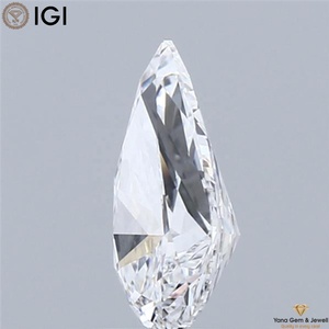 Diamante de Corte Pera Cultivado en Laboratorio con Certificado IGI, 1.50 Quilates, Unbackable Bond, Color D, Claridad VS1, para Anillo - Product Image 5