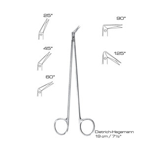 Ciseaux chirurgicaux Dietrich-Hegemann 19 cm (7½ po) certifiés CE Classe I pour chirurgie générale, instrument manuel - Product Image 1
