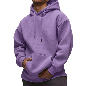 <b>Men's</b> Customized Oversized High Quality Heavy Weight <b>Pullover</b> Hoodies 100% Cotton Casual Wear Blank Plain <b>Pullover</b> Hoodies - Product Image 1