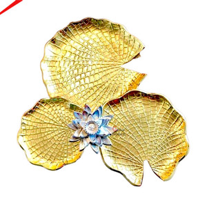 Plats de service en forme de pomme, en aluminium de luxe, fabriqués à la main, écologiques, pour restaurants et décoration intérieure - Product Image 2