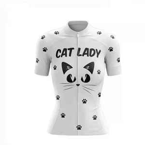 Top Quality Cute Pet Pattern Lightweight Breathable Windproof Digital Printing Cycling Jersey For <b>Road</b> And Mountain Cycling - Product Image 2