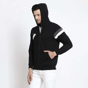 เสื้อฮู้ดซิปผู้ชายแบบใหม่ทันสมัย ระบายอากาศได้ดี ผลิตจากผ้าฝ้าย 100%  แบบโอเวอร์ไซส์  สามารถสั่งทำได้ - Product Image 2