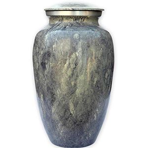Luxury <b>memorial</b> urn floral engraved urn handcrafted urn ash container remembrance <b>keepsake</b> elegant urn burial urn funeral - Product Image 4