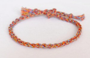 Pulsera Ajustable Hecha a Mano de Cuero y Cuerda de Algodón para Niños, Modelo SNH AB 37, Estilo Lindo, para Aniversario - Product Image 1