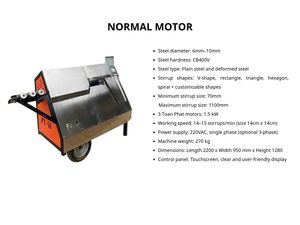 Máquina automática para doblar varillas PT-10, procesadora de acero al carbono, dobladora de estribos de alta precisión para construcción - Product Image 5