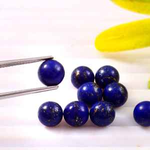 Lote al por mayor de esferas redondas lisas de lapislázuli natural de 10 mm, cristales curativos, piedras preciosas sueltas para la fabricación de joyas - Product Image 2
