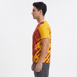 Camiseta Deportiva Transpirable de Fútbol Personalizada para Hombre, Camiseta de Fútbol de Manga Corta para Hombre, Camisetas de Fútbol con Cuello Redondo para Hombre - Product Image 5