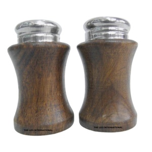 เซ็ตเกลือและพริกไทยทำจากไม้เครื่องใช้ในครัวสินค้าขายดีบ้านโรงแรมร้านอาหารห้องครัวโถเครื่องเทศ - Product Image 1