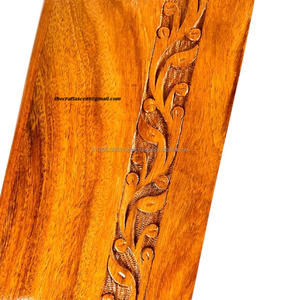 Urnes funéraires en bois de style américain en gros, gravées en bois de manguier, design personnalisable, durables, pour cendres humaines commémoratives - Product Image 5