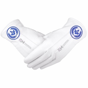 RMI High Quality Cotton Masonic <b>Gloves</b> <b>Moisturizer</b> Comfortable Fit Fine Stitching Classic Formal Appearance Ritual Wear - Product Image 6