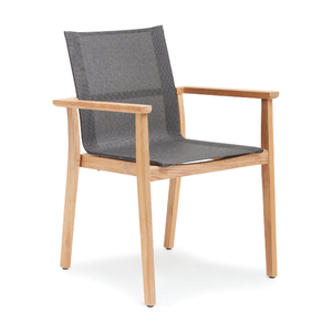 Juegos de Muebles de Patio de Diseño Minimalista de Lujo con Estructura de Madera de Teca para Jardín - Product Image 1