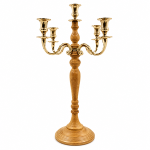 Antique <b>Silver</b> Candelabra 5-Arm Metal Candle Holder Luxury Style <b>Candlestick</b> Stand for Wedding Table Centerpiece Decor Wholesale - Product Image 4