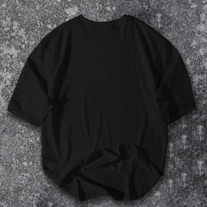 <b>Gothic</b> Cross Men's <b>shirts</b> Oversized Black Tee 250GSM Drop Shoulder Streetwear Hip Hop Cotton OEM Bulk Supplier - Product Image 5