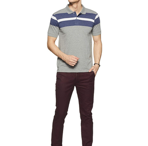 Polo pour homme au design tendance et logo personnalisé, fabriqué avec les meilleurs matériaux, prix d'usine, t-shirts pour homme - Product Image 5