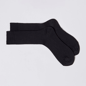 Custom Made Logo <b>Men's</b> Women'<b>s</b> Crew Letters Street <b>Socks</b> Sports Cotton Couple <b>Socks</b> Solid Black Color - Product Image 5