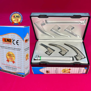 Laringoscopio Macintosh de Fibra Óptica, Juego de Instrumentos Manuales para Bebés, Cirugía ORL, Operaciones Hospitalarias, Certificado CE - Product Image 4