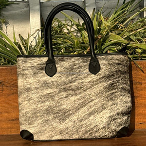 Real Cowhide Fur Leather Big Size <b>Tote</b> <b>Bag</b> Shoulder <b>Bag</b> Hair on Hide Handbag Stylish Western Shopping <b>Bag</b> for Women's Use - Product Image 4