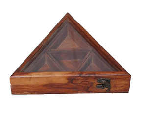 Wood Spice <b>Box</b> 9x9 Inch Decorative Wooden Spice <b>Box</b> 6 PCS Handcrafted Wooden Eco-Friendly Spice <b>Box</b> - Product Image 5