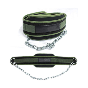 Custom LOGO EVA <b>Weight</b> Lifting Dip Belt With Chain Carabiner Professional Strength <b>Training</b> Body Building Lightweight Breathable - Product Image 1
