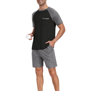 แฟชั่นสตรีทแวร์มาใหม่ ชุดเซ็ตเสื้อยืดกางเกงขาสั้นสองชิ้นสำหรับผู้ชาย ฤดูร้อน พิมพ์โลโก้ตามสั่ง แห้งเร็ว ผลิตจากโพลีเอสเตอร์/คอตตอน รับสั่งทำ - Product Image 6