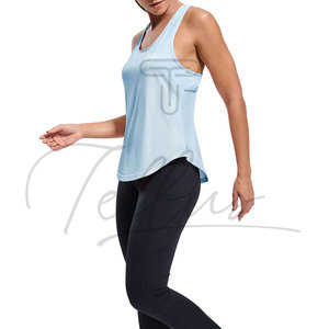 Camiseta sin mangas para mujer, camiseta de gimnasio para mujer, camiseta sin mangas de alta calidad, nuevo estilo, camiseta sin mangas. - Product Image 3