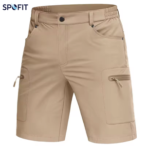 Shorts Cargo Décontractés pour Hommes en Toile, Taille Mi-Haute, Anti-Déchirure, Séchage Rapide, Respirants, Écologiques, avec Poches, Idéaux pour l'Été - Product Image 4