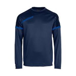 Suéter Deportivo de Manga Larga y Cuello Redondo para Hombre, Color Azul Marino, de Secado Rápido, Tejido de Punto, Corte Regular, para Otoño, Chaqueta Acolchada Gris para Hombre, para Invierno - Product Image 1