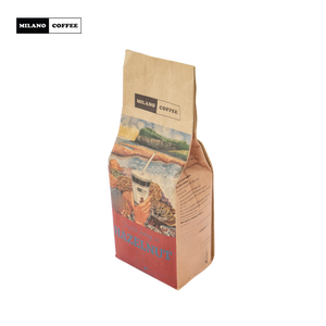 กาแฟบดคุณภาพสูง รสเฮเซลนัท อาราบิก้า คั่วกลาง 250 กรัม แพ็ค รสขมจัดจ้าน - Product Image 1